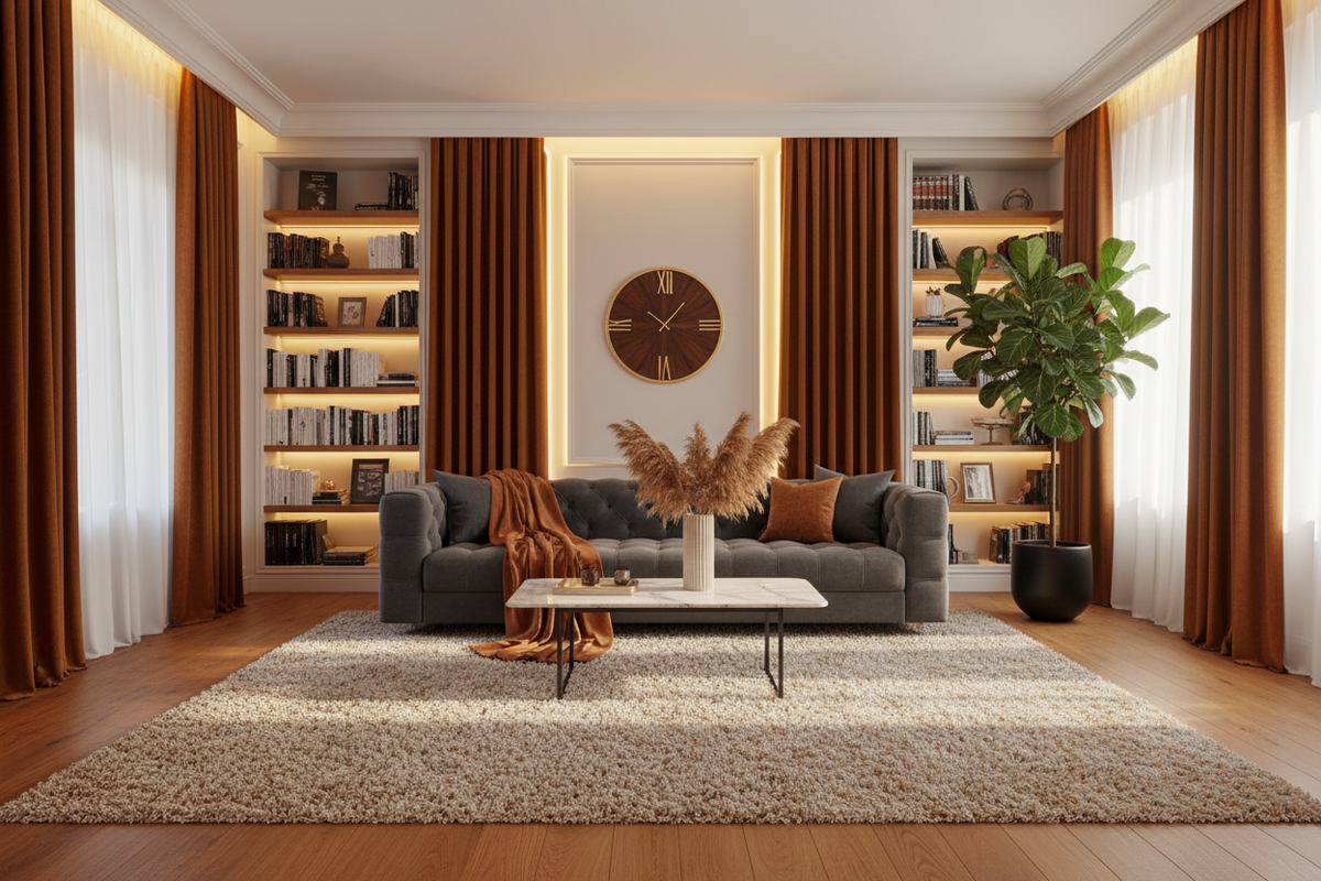 The Ultimate Fall Home Refresh: Rugs, Curtains & Warm Lighting for Autumn