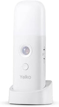 YELKO Motion Sensor Night Lights, Rechargeable nightlights Battery Operated, Dimmable Table lamp with 5 Levels Brightness Adjustable, Cordless Dimmable LED Nursery Night Lights for Home(Cool White)