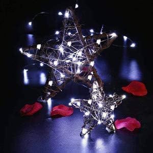 ZNYCYE 50 LED Fairy Lights with Timer, 8.2Ft 8 Modes Battery Operated, 4 Pack Mini Led String Lights for DIY Wedding Bedroom Mason Jar Vases Table Party Christmas Decoration (Cool White)