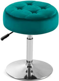 Gitrah Teal Vanity Stool Chair Swivel Adjustable Comfortable Makeup Stool by Gitrah