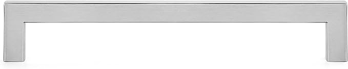 Ravinte 20 Pack 7-1/2 Inch Kitchen Square Cabinet Handles Satin Nickel Pulls Brushed Nickel Drawer Pulls Kitchen Cabinet Hardware for Cupboard Drawer Handles