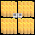 YOROXRG Set of 96 Waterproof Outdoor Flameless Candles, LED Candles with 4 Remote and Timer,(H 4" 5" 6" x D 2.2"),for Halloween Wedding Festival by YOROXRG