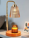 Modern Candle Warmer Lamp with 24h Cycle Timer, Dimmable Wax Melt Warmer by GODONLIF