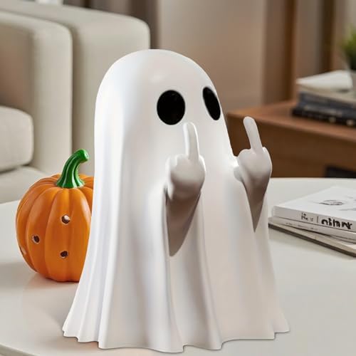 White Decorative Halloween Ghost Figurine (off white Big Halloween Ghost) - Image 4