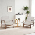 DUMOS Mid Century Accent Chairs Set of 2, 16'' Seat Height Lounge Chair by DumosLifestyle