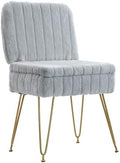 Vanity Chair with Storage | Comfy Ottoman with Folding Back by Manyday
