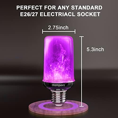Hompavo 【Upgraded Flame Light Bulbs for Home Decor with Upside Down Effect - Image 6