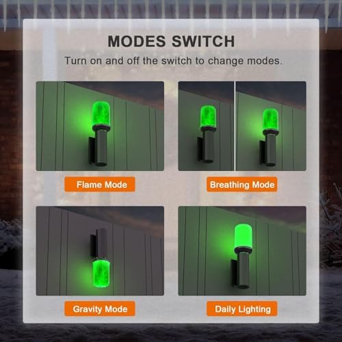 Hompavo 【Upgraded Flame Light Bulbs for Home Decor with Upside Down Effect - Image 5