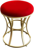 Vanity Chair, Small Velvet Vanity Stool & Ottoman Bench for Bathroom, Dorm by ELLENSAMQI