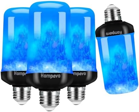 Hompavo 【Upgraded Flame Light Bulbs for Home Decor with Upside Down Effect by Hompavo