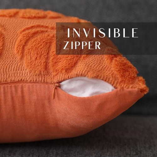 DFXSZ Fall Pillow Covers 12x20 2Pcs Orange Pumpkin Fall Decoration for Home - Image 2