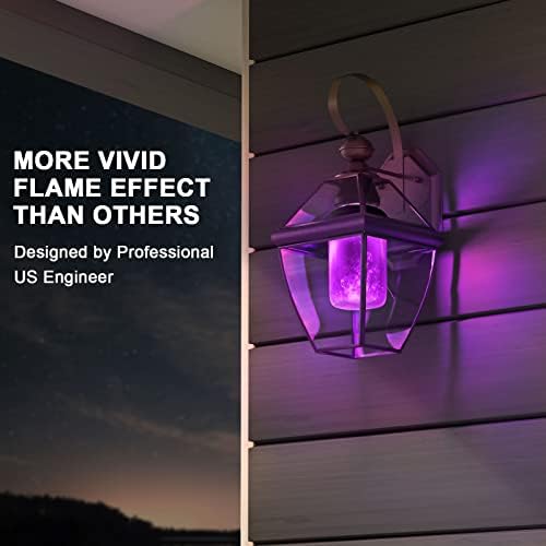 Hompavo 【Upgraded Flame Light Bulbs for Home Decor with Upside Down Effect - Image 2