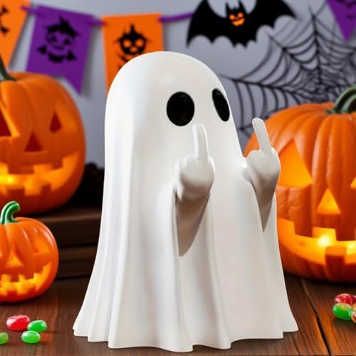White Decorative Halloween Ghost Figurine (off white Big Halloween Ghost) - Image 6