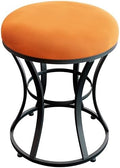 Vanity Chair, Small Velvet Vanity Stool & Ottoman Bench for Bathroom, Dorm by ELLENSAMQI