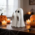 Halloween Ghost Figurine White Decorative Cute Finger Ghost Ornaments by Unknown