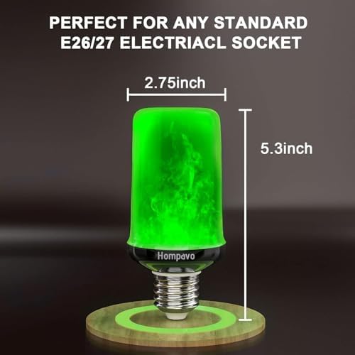 Hompavo 【Upgraded Flame Light Bulbs for Home Decor with Upside Down Effect - Image 6