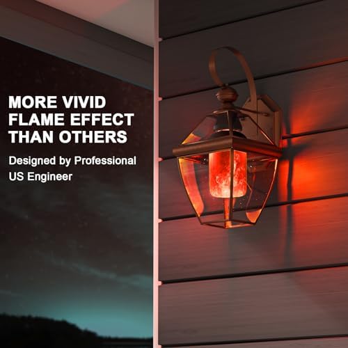 Hompavo 【Upgraded Flame Light Bulbs for Home Decor with Upside Down Effect - Image 2
