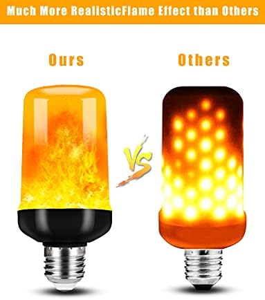 Hompavo 【Upgraded】 Flame Light Bulbs for Home Decor with Upside Down Effect - Image 3