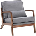 DUMOS Mid Century Modern Accent Chair, 16'' Seat Height Cozy Lounge Chair by DumosLifestyle