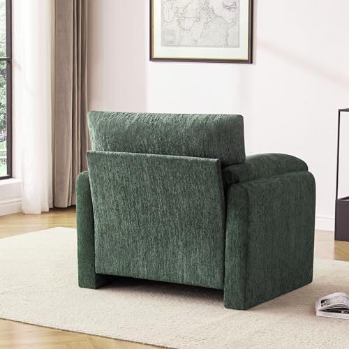 Howjoe Accent Chair for Living Room, Oversized Reading Armchair, Green - Image 6
