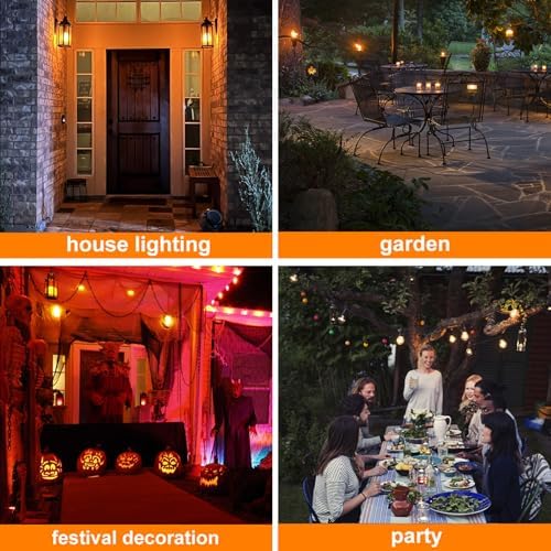 Hompavo 【Upgraded Flame Light Bulbs for Home Decor with Upside Down Effect - Image 3