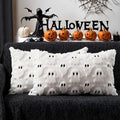 DFXSZ Halloween Pillow Covers 12x20 inch 2Pcs White Ghost Halloween Decor by DFXSZ