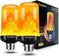 Hompavo 【Upgraded】 Flame Light Bulbs for Home Decor with Upside Down Effect by Hompavo