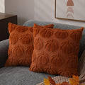 DFXSZ Fall Pillow Covers 16x16 2Pcs Rust Pumpkin Fall Decorations for Home by DFXSZ