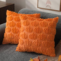 DFXSZ Fall Pillow Covers 18x18 2Pcs Orange Pumpkin Fall Decoration for Home by DFXSZ