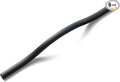 Goo-Ki Modern Handle,Minimalist Cabinet Pull,Matt Black Drawer Handle Wardrobe Cabinet Door Handle, 6.3''/7.6'' Double Hole Centers,6 Packed
