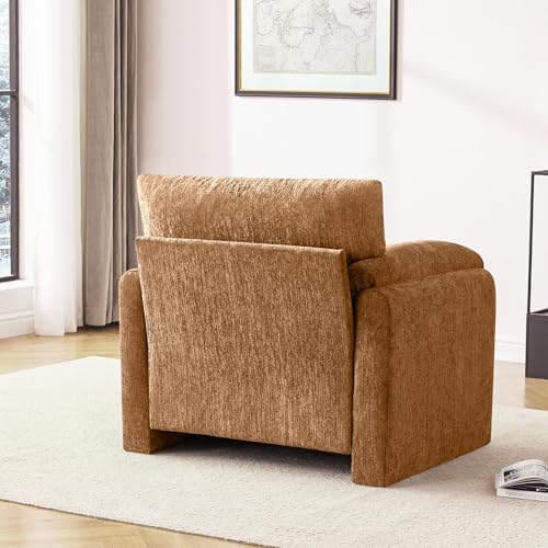 Howjoe Accent Chair for Living Room, Oversized Armchair, Rustic Broning - Image 5