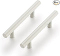 Ravinte 6 Pack | 5 Inch Cabinet Pulls White Stainless Steel Kitchen Drawer Pulls Cabinet Handles 5 InchLength, 3 Inch Hole Center