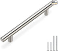 homdiy 200 Pack Cabine Handles Brushed Nickel Drawer Pulls - HD201SNB Cabinet Hardware 4.5in Hole Centers Cabinet Pulls for Kitchen Cabinets