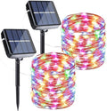Joomer Solar Fairy Lights, 2-Pack Total 80FT 240LED Lights, Multicolor by Joomer