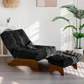 MAXYOYO Accent Chair with Ottoman, Lounge Chair with Adjustable Backrest by MAXYOYO