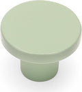 Ravinte 5 Pack Cabinet Knobs Light Green Kitchen Cabinet Knobs Round Dresser Drawer Pulls Closet Door Pulls 1-1/5 Inch