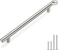 homdiy 100 Pack Kitchen Cabinet Handles 7-1/2in Hole Centers Drawer Pulls - HD201SN Cabinet Pulls Stainless Steel Cabinet Hardware for Bathroom Cupboard Door