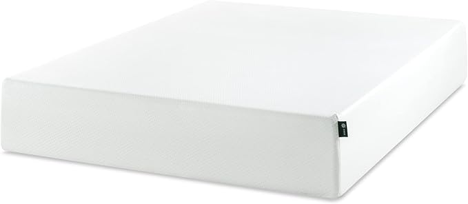 ZINUS 12 Inch Queen Green Tea Memory Foam Mattress [New Version], Fiberglass free, Medium Firm Feel, Zoned Pressure Relief, Certified Safe Foams & Fabric, Mattress in A Box