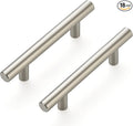 Ravinte 18 Pack 5 inch Kitchen Cabinet Handles Cabinet Pulls Brushed Nickel Stainless Steel Kitchen Drawer Pulls Cupboard Handles 3" Hole Center