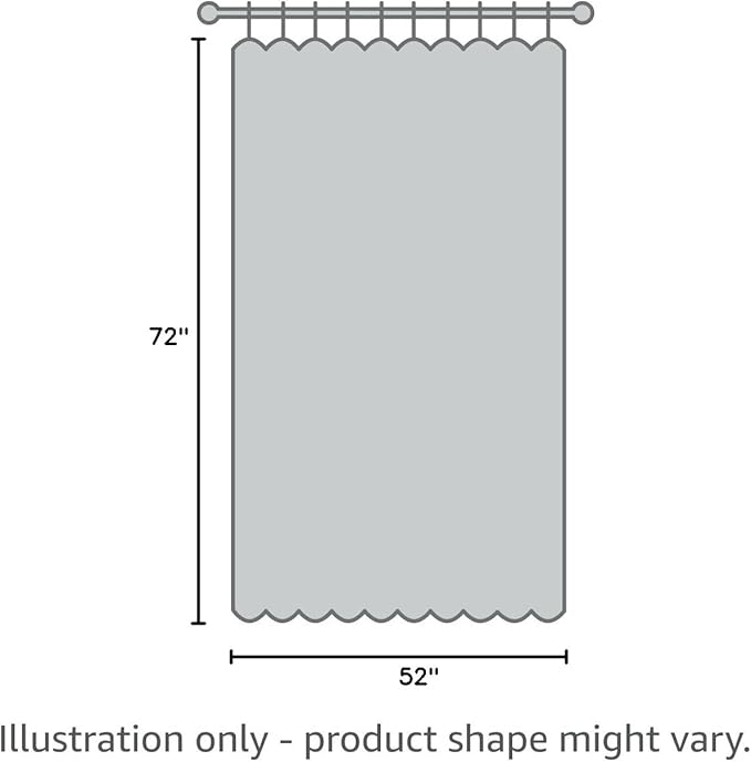 RYB HOME Linen Texture Wave Sheer Drapery for Cottage Garden, Privacy Window Sheers for Living Room, Dreamy Simi Transparent Sheer for Bathroom, Dove Grey, 52 in x 72 in per Panel, 2 Pcs