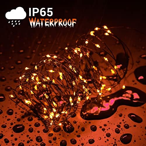 Joomer Orange Halloween Solar String Lights - 2 Pack Total 80FT 240LED - Image 4