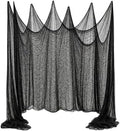 Halloween Creepy Cloth Black 80×400inch - Halloween Decorations Clearance - Creepy Spooky Halloween Decorations Outdoor Indoor by Cyantor