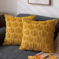DFXSZ Fall Pillow Covers 20x20 2Pcs Yellow Pumpkin Fall Decoration for Home by DFXSZ