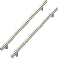 JOY DECOR 45 Pack Cabinet Handles, Brushed Nickel Cabinet Pulls, 10 in Hole Center Kitchen Cabinet Handles, Stainless Steel T Bar Handles for Dresser Drawers
