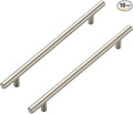 JOY DECOR 10 Pack Cabinet Handles, Brushed Nickel Cabinet Pulls, 7-1/2 in Hole Center Kitchen Cabinet Handles, Stainless Steel T Bar Handles for Dresser Drawers