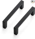 Ravinte 30 Pack Matte Black Cabinet Pulls, 3 Inch (76mm) Hole Center Slim Kitchen Handles, Square Drawer Pulls for Cabinets & Cupboards, Hardware
