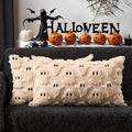 DFXSZ Halloween Pillow Covers 12x20 inch 2Pcs Beige Ghost Halloween Decor by DFXSZ