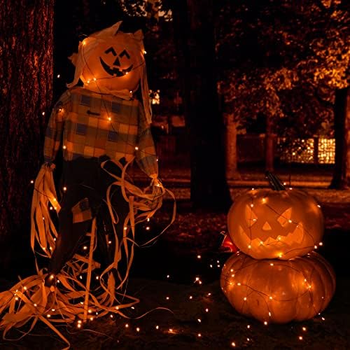 Joomer Orange Halloween Solar String Lights - 2 Pack Total 80FT 240LED - Image 6