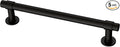 Franklin Brass - Francisco Matte Black Cabinet Handles 5 Inch (5") Hole Center Pulls | Easy Install, Durable Hardware for Kitchen Cabinet Door, Drawers, Dresser Pull, Furniture (5 Pack)