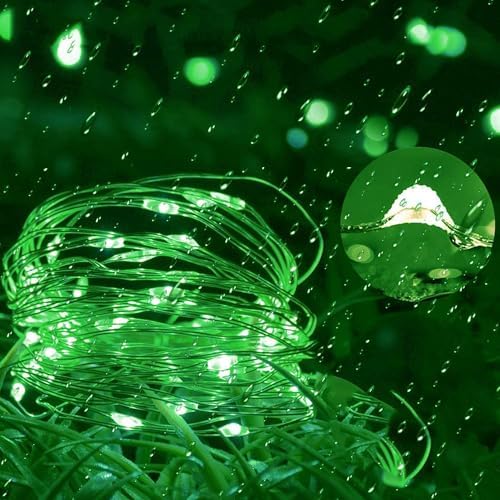 Joomer Solar Fairy Lights, 2-Pack Total 80FT 240LED String Lights, Green - Image 2